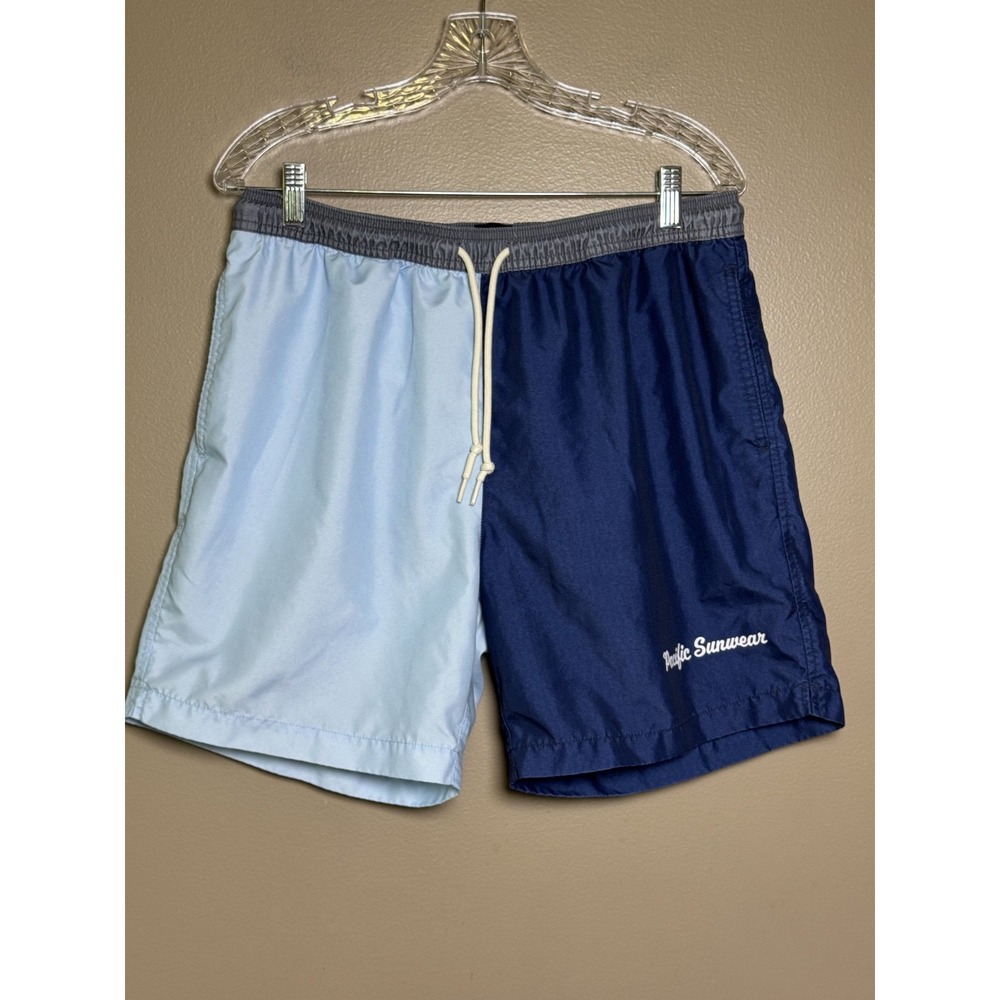 Men's Blue Pacsun Swim Trunks Size L